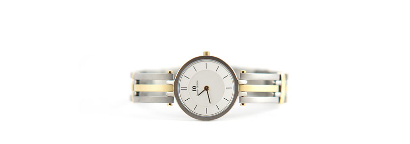 Damenarmbanduhr in Bicolor